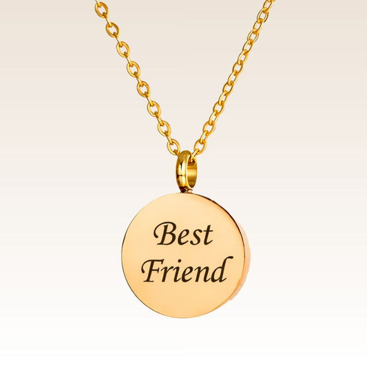 Paw Circle – Engraved Pet Necklace