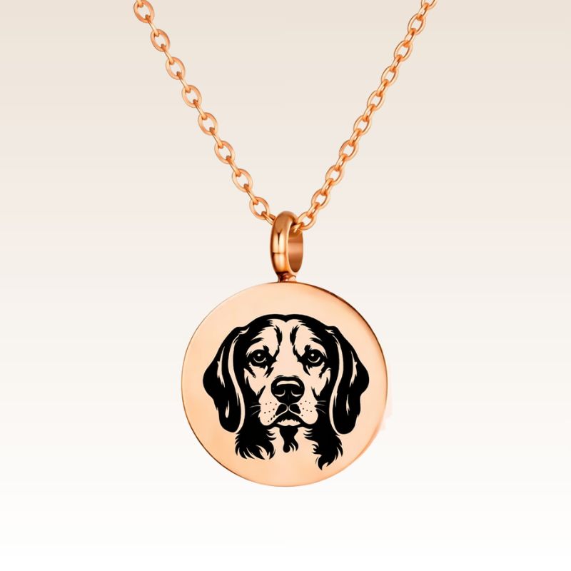 Paw Circle – Engraved Pet Necklace