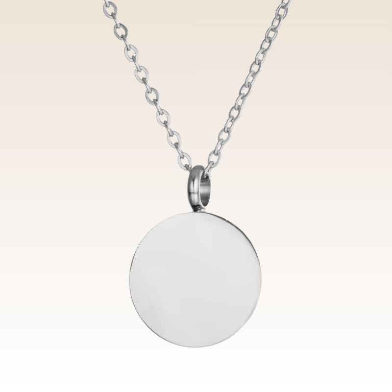 Paw Circle – Engraved Pet Necklace
